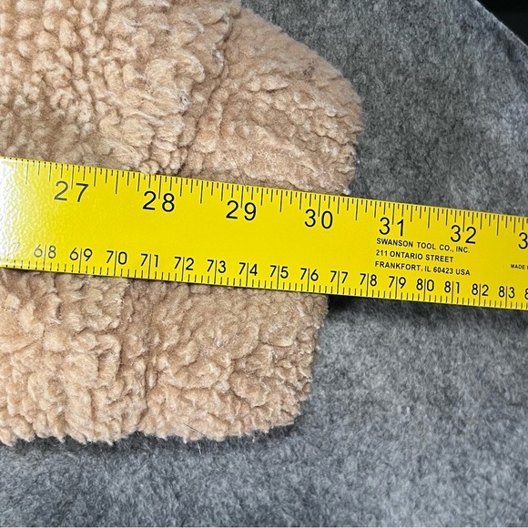 I Am Gia Pixie Coat Size S Small Caramel Teddy Sherpa Jacket - Picture 10 of 10